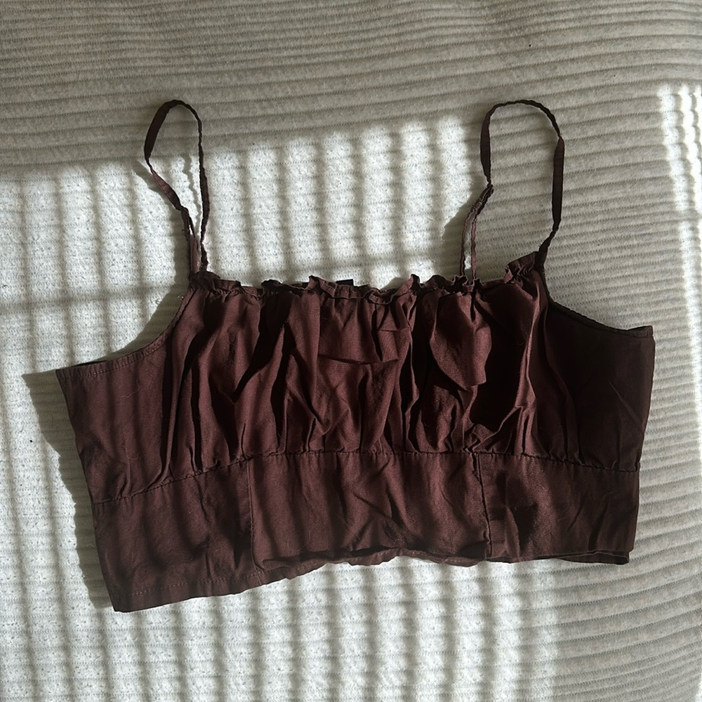 H&M Cotton Crop Top Size Medium